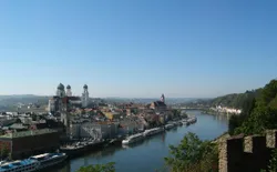 Bild 36: Blick auf Passau von der Veste Oberburg