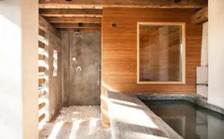 Bild 9: Ca. 20 m² großer überdachter Portico mit Sauna, Dusche und steinernem Erfrischungsbecken
