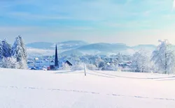 Bild 17: Winterpanorama über Wegscheid
