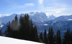 Bild 15: Wetterhorngruppe und Eiger