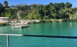 Bild 36: Lac de Geronde - Schwimbadteil und Strandbad