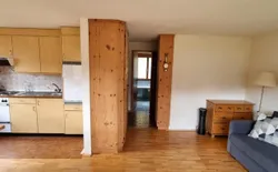 Bild 9: Wohn- Esszimmer mit Küche / Renovationsphase / Bild v. 31.10.2021