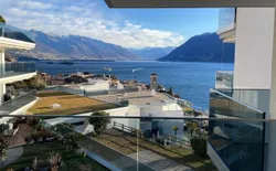 Bellissimo Brissago: Holiday or home office with lake view, Picture 1: View Balcony