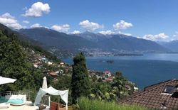 Bild 2: Aussicht auf Ascona & Locarno und Brissago Inseln sowie Lago Maggiore