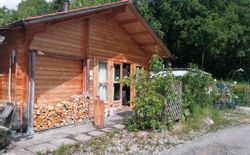 Chalet/ Blockhaus auf Camping, Bild 1
