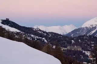 Bild 3: Aussicht in Richtung St. Moritz