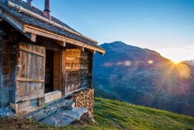 Swiss alpine huts